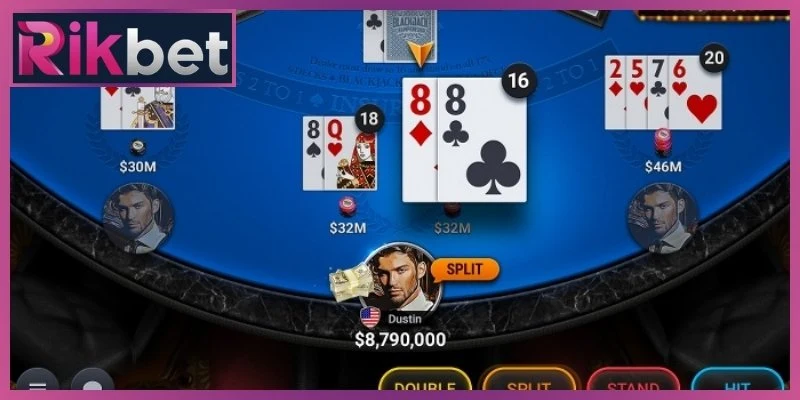 Blackjack Rikbet - Hướng Dẫn Cách Đánh Bài Cho Lính Mới 2 Các lệnh hành động quan trọng trên bàn cược
